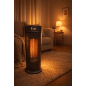 Chauffage électrique SIRGE Vulcano 2000 W | Télécommande et minuterie 12 heures