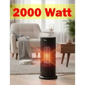 Chauffage électrique SIRGE Vulcano 2000 W | Télécommande et minuterie 12 heures