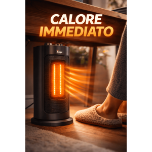 Chauffage électrique SIRGE ScaldaCi 2000W | Chauffage soufflant oscillant