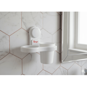 Support à ventouse pour sèche-cheveux | Organisateur de salle de bain sans perçage