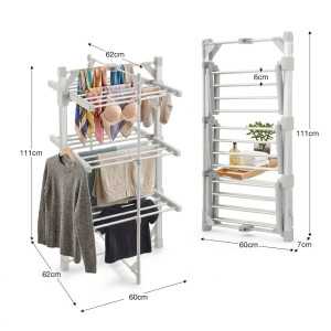 Séchoir à linge électrique chauffant pliable Sirge 220W