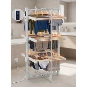 Séchoir à linge électrique chauffant pliable Sirge 220W