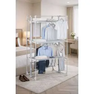 Sèche-linge électrique ASCIUGAMAX 400 W avec housse – Grande capacité de 30 kg