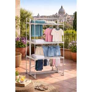 Sèche-linge électrique ASCIUGAMAX 400 W avec housse – Grande capacité de 30 kg