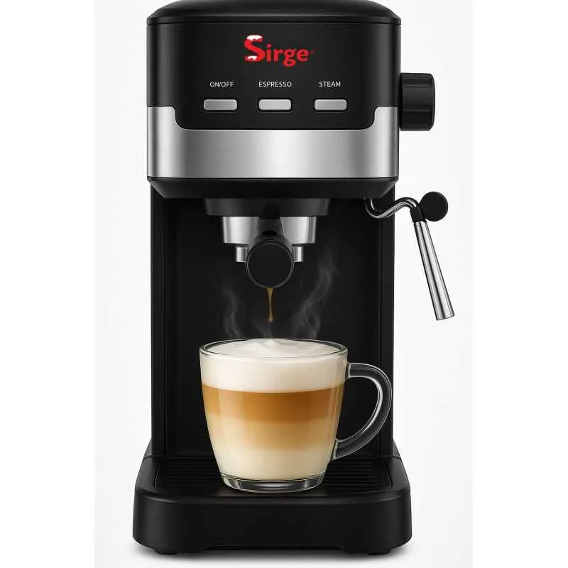 Macchina Caffè Espresso 20 Bar con Cappuccino | Sirge CREMAEXPRE+ ESE44