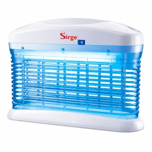 Zanzariera Elettrica Professionale con 2 Lampade UV da 10W, Griglia ad Alta Tensione 3500V, Cassetto Raccogli Insetti
