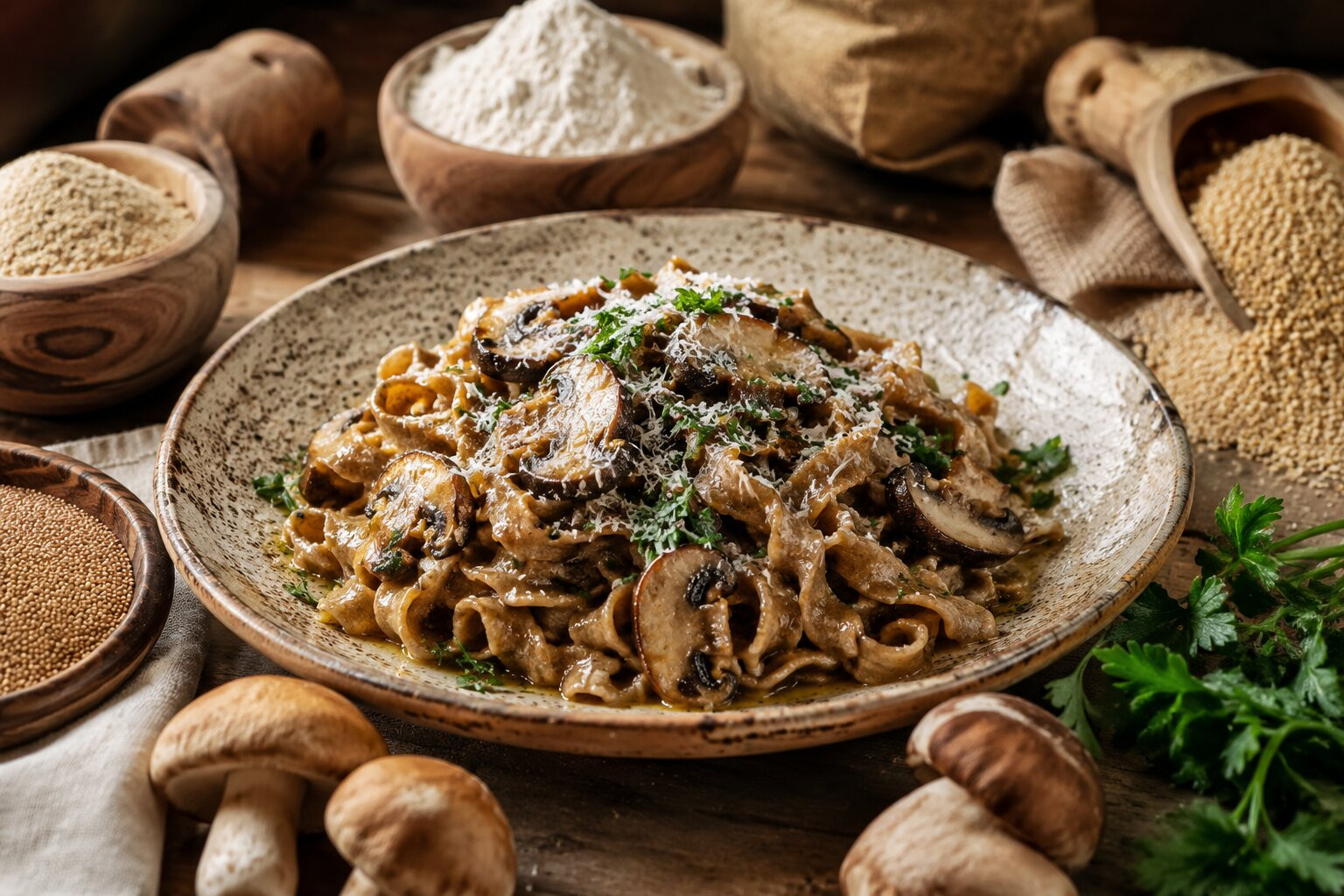 Pasta de harina de amaranto: Un grano ancestral para una pasta fresca y sabrosa